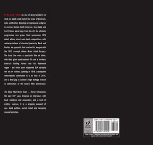Emerson, Lake & Palmer  limited edition by Forrester, Hanson & Askew, Foruli Classics, ISBN 9781905792504, back cover & flap