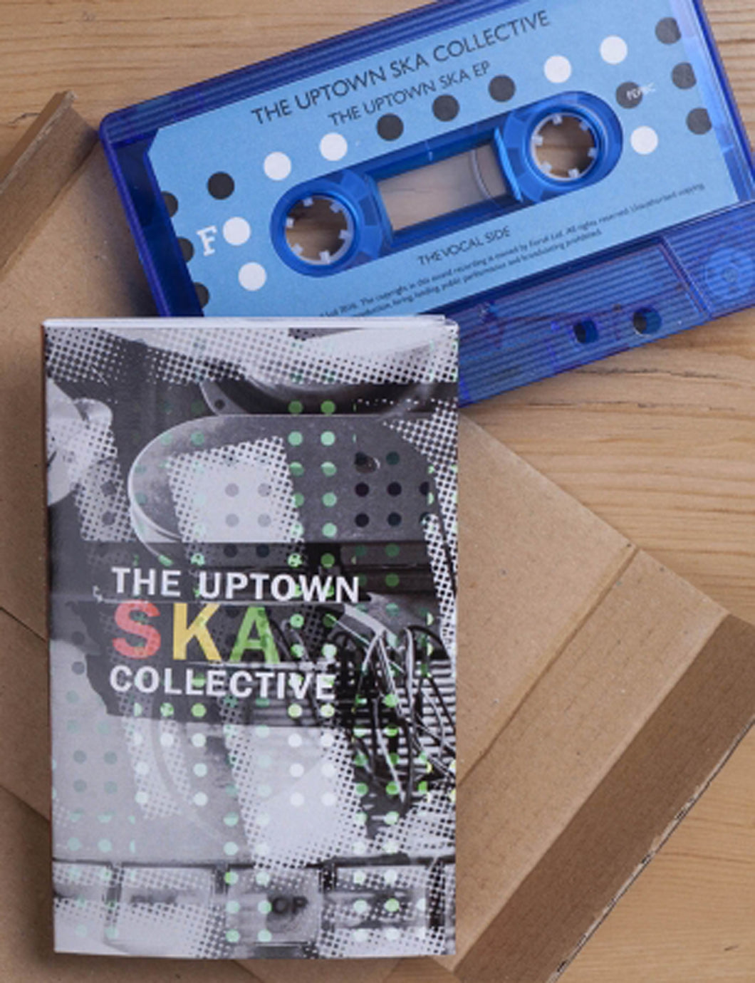 Uptown Ska Collective, Uptown Ska EP, cassette and O-card, FEP8C, Foruli