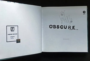Obscure: Observing The Cure by Andy Vella, Foruli Codex, ISBN 9781905792443, calligraphy edition, number 2 of 4
