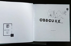 Obscure: Observing The Cure by Andy Vella, Foruli Codex, ISBN 9781905792443, calligraphy edition, number 4 of 4